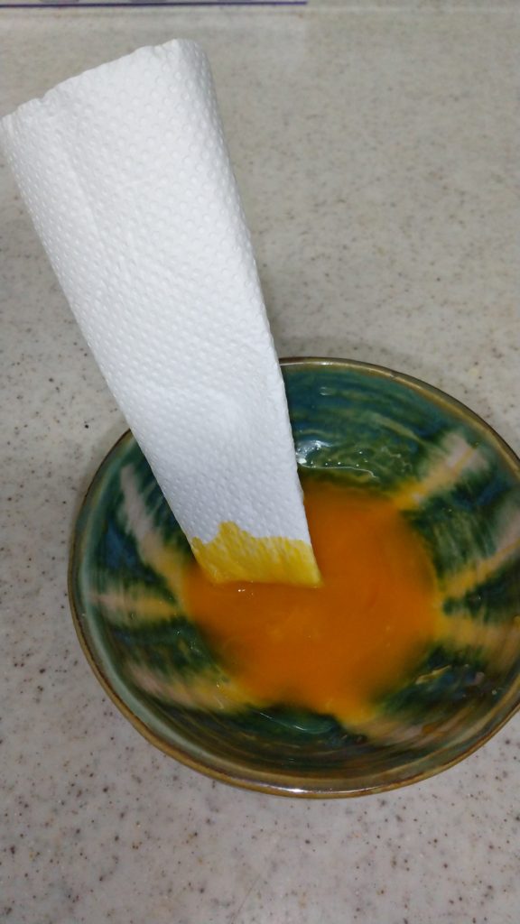 守屋大志の卵黄塗り