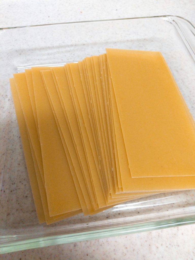 守屋大志の茹でる前のラザニア