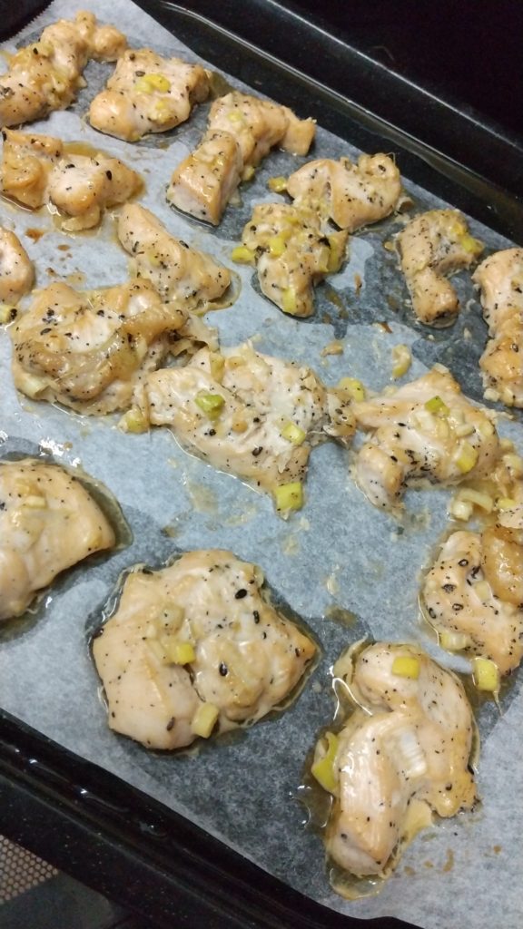 鶏肉のオーブン焼き